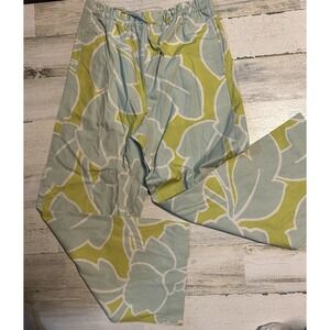 NWOT Zara Girls Floral Wide Leg Pants Pocket Elastic Waist Cotton Blend 10